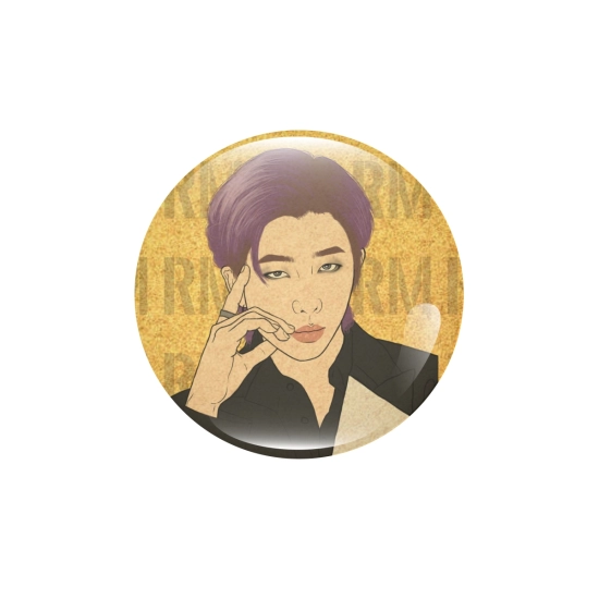 Złota przypinka BTS Stay Gold - RM