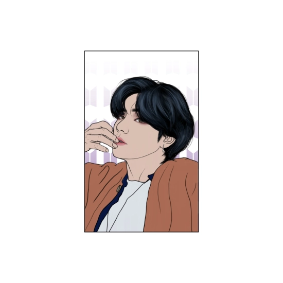 Karta przezroczysta BTS BE - V