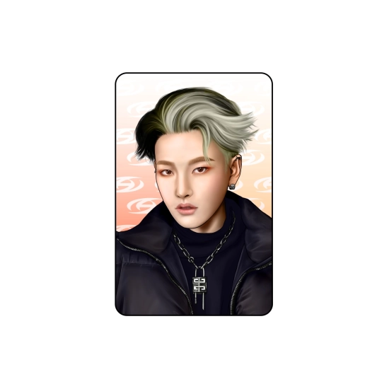 Karta przezroczysta ATEEZ THE WORLD : MOVEMENT - Hongjoong