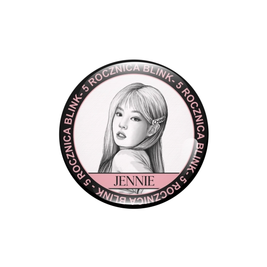 Perłowa przypinka 5 Rocznica BLINK - Jennie
