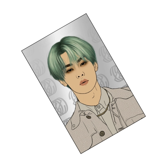 Srebrna pocztówka WayV Resonance - Kun