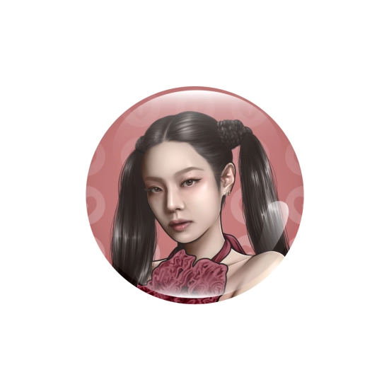 Perłowa przypinka BLACKPINK - Jennie