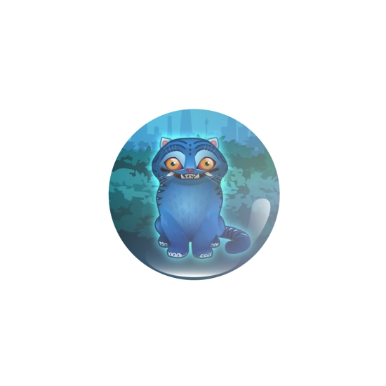 Holograficzna przypinka KPop Demon Hunters - Derpy