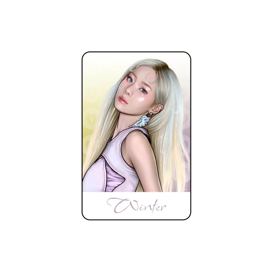 Karta przezroczysta aespa - Winter