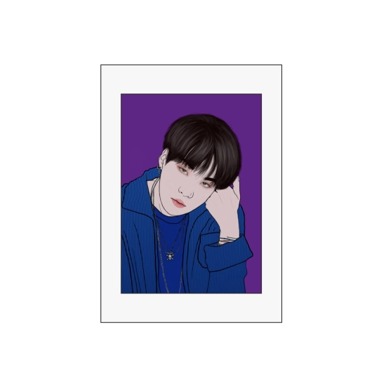 Limitowana Grafika - BTS BE - SUGA