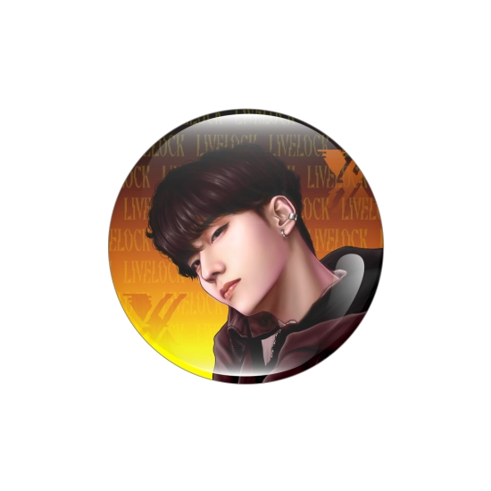 Perłowa przypinka Xdinary Heroes - Livelock - Gunil