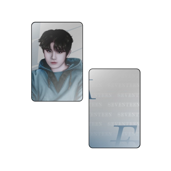 - LIMITOWANA EDYCJA - Metaliczna Karta SEVENTEEN FML - Woozi