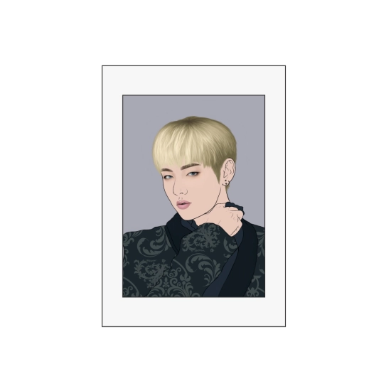 Limitowana Grafika - BTS Blood Sweat & Tears - V