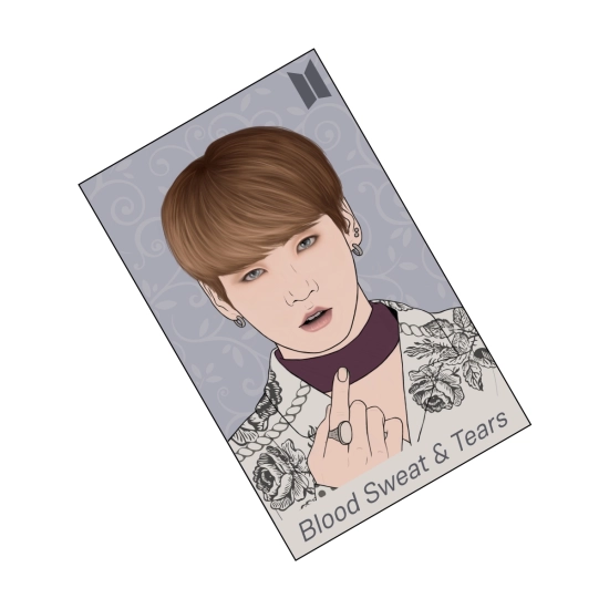Perłowa pocztówka BTS Blood Sweat & Tears - Jung Kook