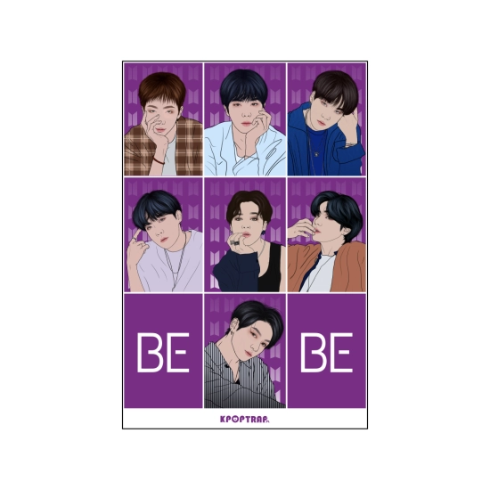 Plakat BTS - BE (format XXL - 60x90 cm)