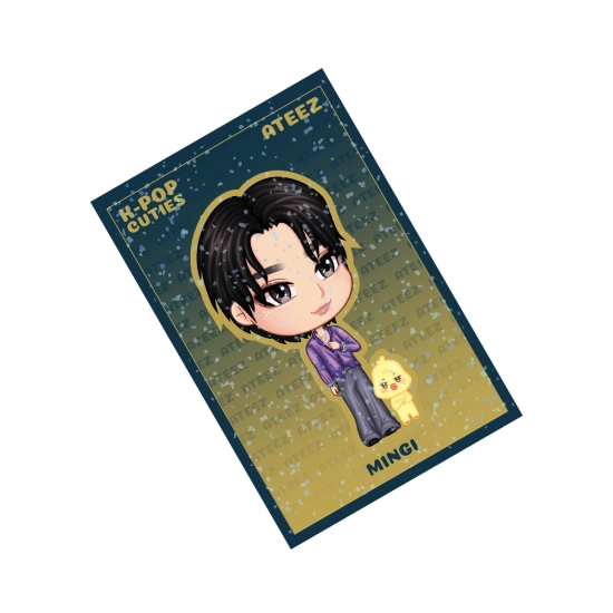 Pocztówka holograficzna ATEEZ (GOLDEN HOUR PART 1) - MINGI