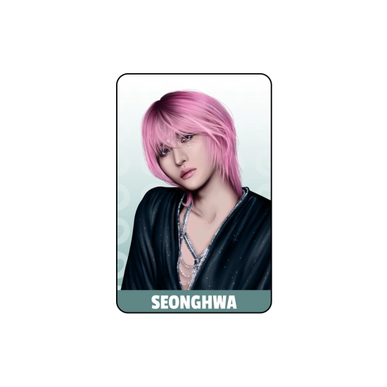 Karta przezroczysta ATEEZ - Seonghwa