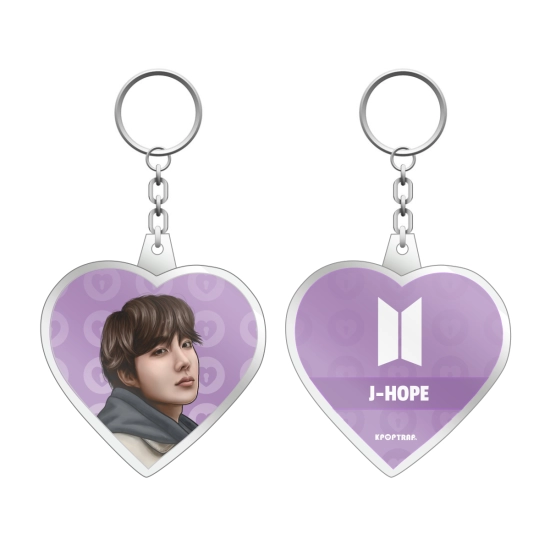 Brelok serce BTS - j-hope