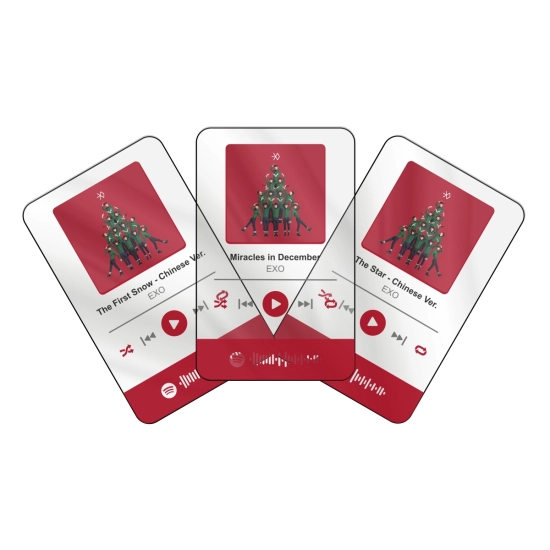 Świąteczna karta muzyczna EXO - Miracles in December (Chinese Ver.)