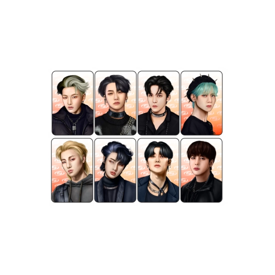 Zestaw kart przezroczystych - ATEEZ THE WORLD : MOVEMENT