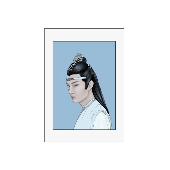 Limitowana Grafika - The Untamed - Lan Wangji