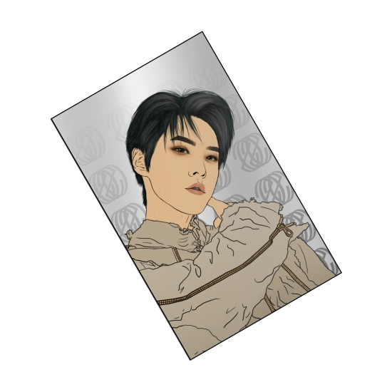 Srebrna pocztówka NCT 127 Resonance -  Doyoung