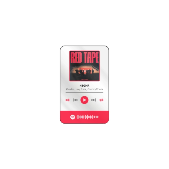 Karta muzyczna H1GHR MUSIC - H1GHR : RED TAPE