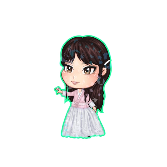 Holograficzny magnes SKZ FAMILY - Lina