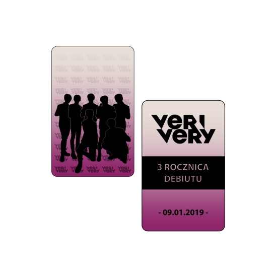 Perłowa karta kolekcjonerska VERIVERY - 3 Rocznica Debiutu