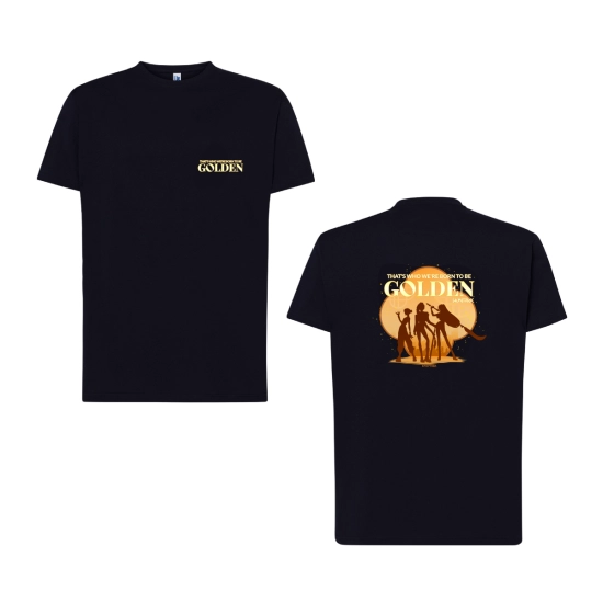 Dwustronna koszulka KPop Demon Hunters - HUNTR/X GOLDEN