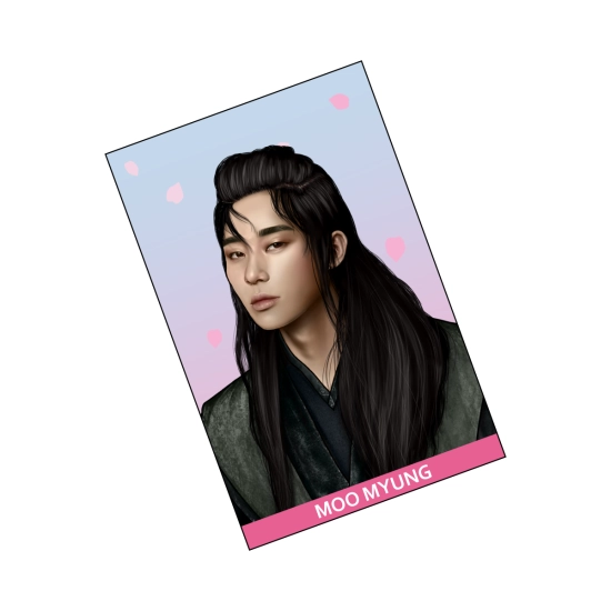 Perłowa pocztówka Hwarang - Moo Myung