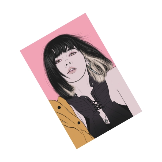 Perłowa pocztówka BLACKPINK - Lisa