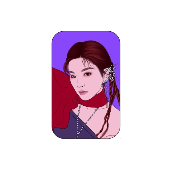 Naklejka  ITZY GUESS WHO - Yeji