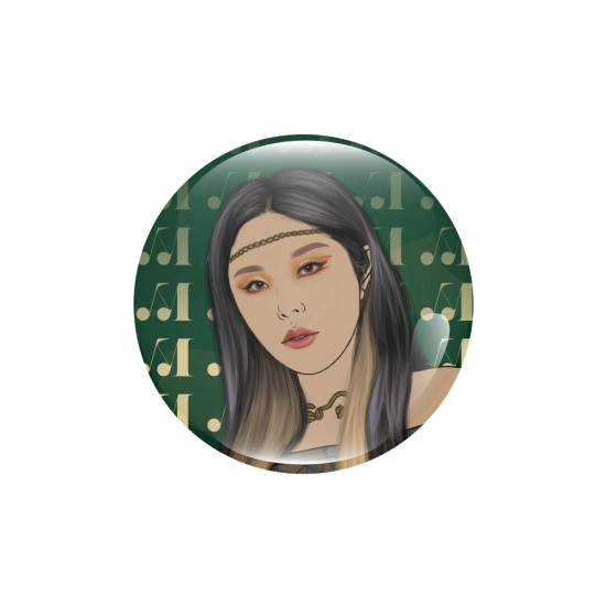 Perłowa przypinka MAMAMOO Travel - Wheein