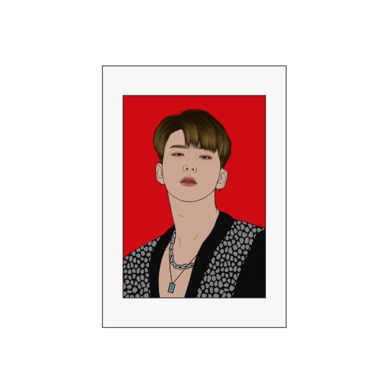 Limitowana Grafika - Monsta X FATAL LOVE - Kihyun