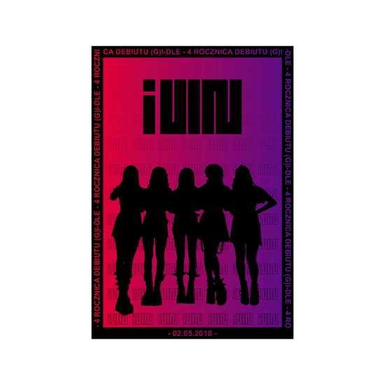Mini plakat A4 - (G)I-DLE 4 Rocznica Debiutu