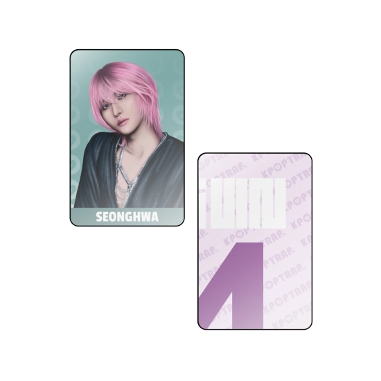 - LIMITOWANA EDYCJA - Metaliczna Karta ATEEZ - Seonghwa