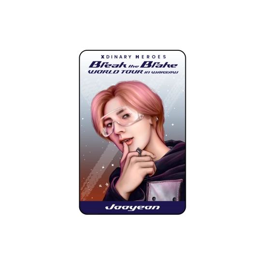 Karta przezroczysta Xdinary Heroes - Koncert Warszawa - Jooyeon