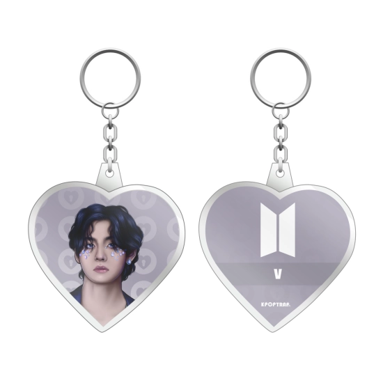 Brelok serce BTS - V