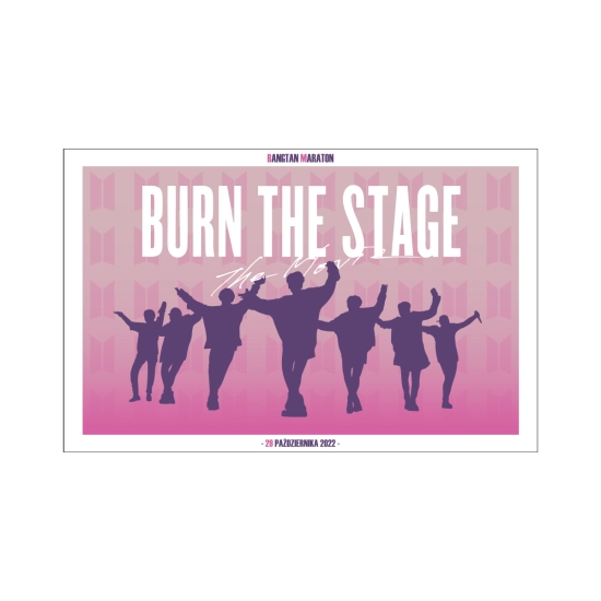Mini plakat A3 BANGTAN MARATON - BURN THE STAGE: THE MOVIE