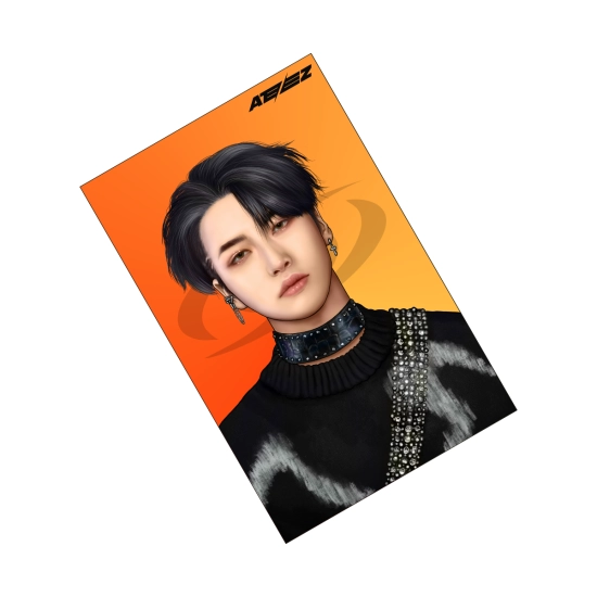 Perłowa pocztówka ATEEZ THE WORLD : MOVEMENT - Seonghwa