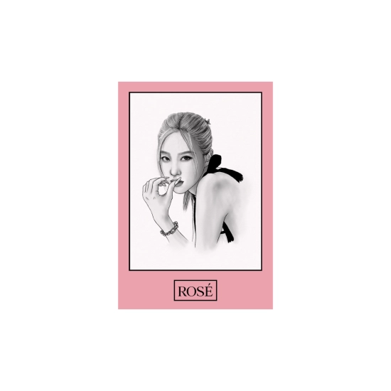 Duża naklejka 5 Rocznica BLINK - Rosé