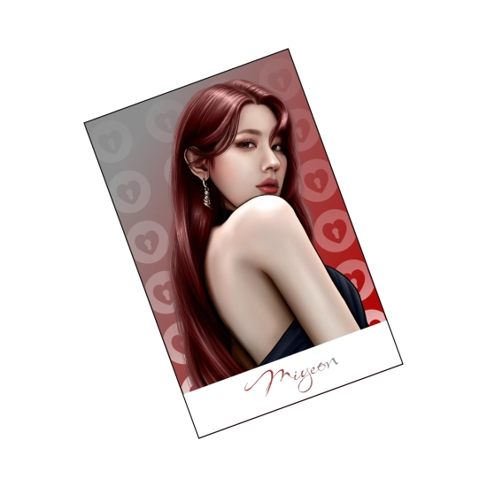 Pocztówka perłowa i-dle - Miyeon