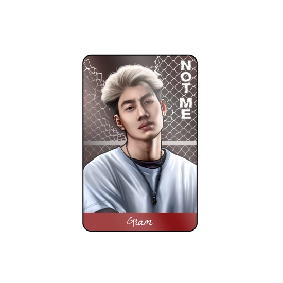 Karta przezroczysta NOT ME - Gram