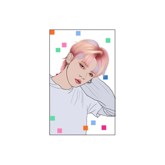 Karta przezroczysta TXT Blue Hour - Yeonjun