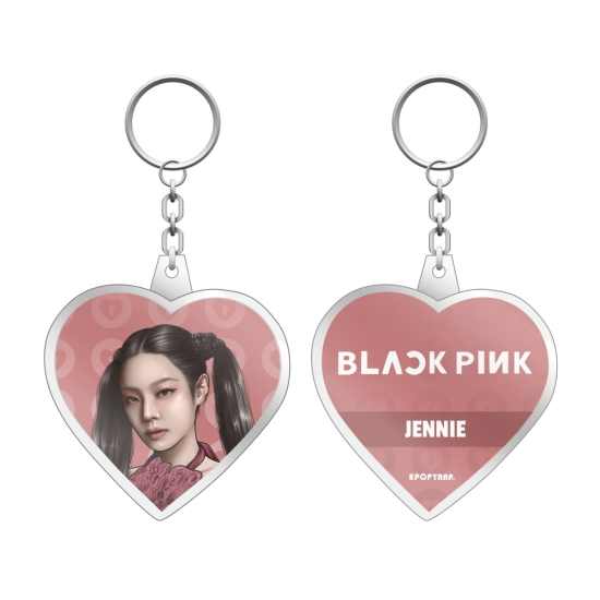 Brelok serce BLACKPINK - Jennie
