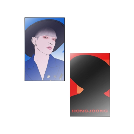 - LIMITOWANA EDYCJA - Metaliczna Karta ATEEZ ZERO : FEVER -  Hongjoong